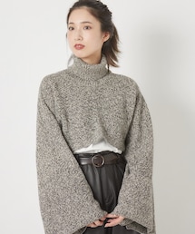 CIAOPANIC | メランジ2WAYタートルベストプルオーバー(ニット/セーター)