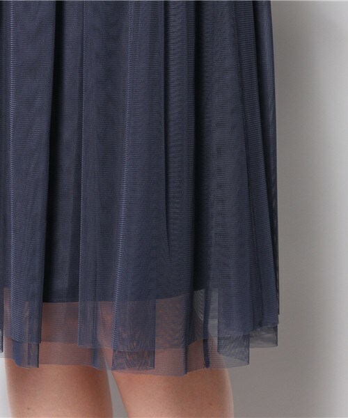 FREDY&GLOSTER(フレディアンドグロスター)の「【non-no掲載】チュールスカート(スカート・レディース・オフホワイト/ネイビー/ベビーピンク/ブラック/カーキ/ピンクベージュ/ライトグレー・38)」の14枚目の写真