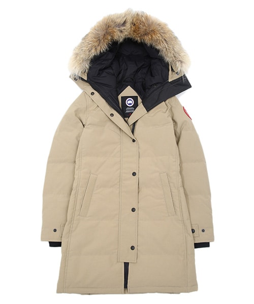 CANADA GOOSE（カナダグース）の「MACKENZIE PARKA（ダウンジャケット/コート・レディース・ブラック/タン・M/L）」の2枚目の写真