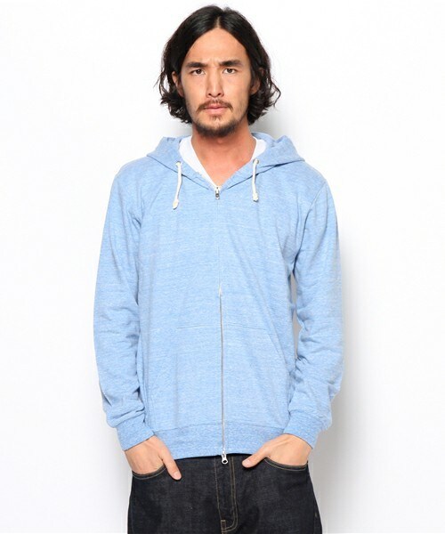 FREDY&GLOSTER(フレディアンドグロスター)の「TCRジップパーカー(パーカー・メンズ・ブラック/グレー/グリーン/サックスブルー/ピンク・MEDIUM/LARGE)」の4枚目の写真