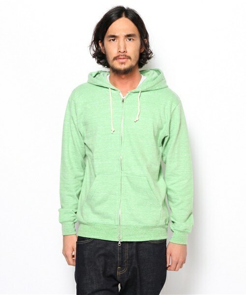 FREDY&GLOSTER(フレディアンドグロスター)の「TCRジップパーカー(パーカー・メンズ・ブラック/グレー/グリーン/サックスブルー/ピンク・MEDIUM/LARGE)」の6枚目の写真