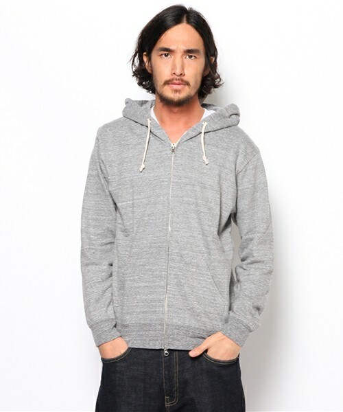 FREDY&GLOSTER(フレディアンドグロスター)の「TCRジップパーカー(パーカー・メンズ・ブラック/グレー/グリーン/サックスブルー/ピンク・MEDIUM/LARGE)」の2枚目の写真