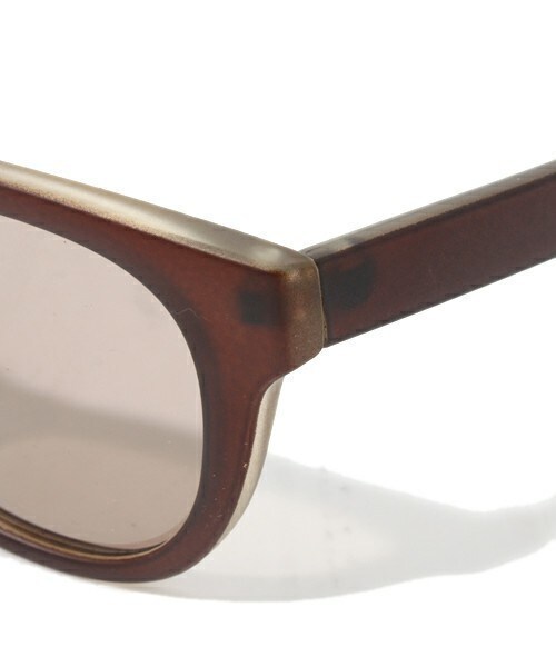 FREDY&GLOSTER（フレディアンドグロスター）の「ウェリントン型 伊達メガネ（メガネ・メンズ・ブラック/ブラウン/ブラウン系その他・FREE）」の7枚目の写真