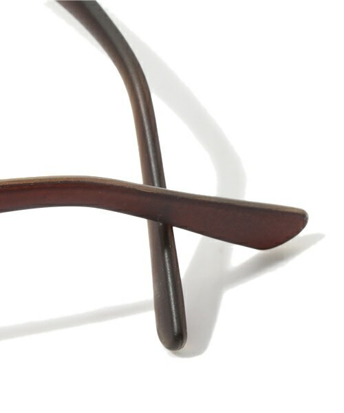 FREDY&GLOSTER（フレディアンドグロスター）の「ウェリントン型 伊達メガネ（メガネ・メンズ・ブラック/ブラウン/ブラウン系その他・FREE）」の10枚目の写真