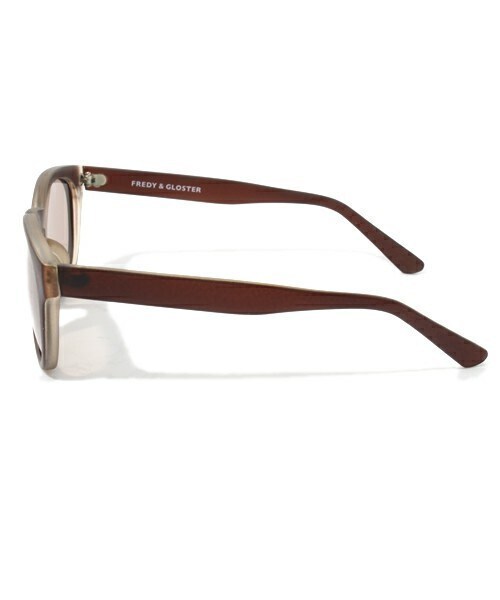 FREDY&GLOSTER（フレディアンドグロスター）の「ウェリントン型 伊達メガネ（メガネ・メンズ・ブラック/ブラウン/ブラウン系その他・FREE）」の5枚目の写真