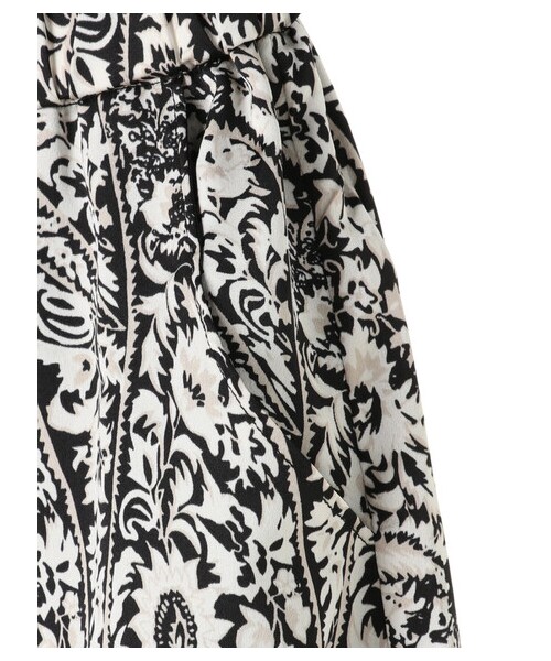 Green　Parks（グリーンパークス）の「・furry rate ペイズリーマーメイドスカート（スカート・ブラック/ベージュ・F）」の20枚目の写真