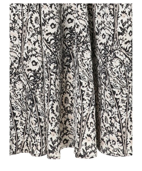 Green　Parks（グリーンパークス）の「・furry rate ペイズリーマーメイドスカート（スカート・ブラック/ベージュ・F）」の18枚目の写真