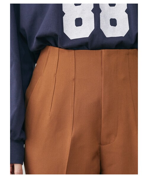 Green Parks(グリーンパークス)の「・ELENCARE DUE テーパードパンツ(パンツ・ブラック/テラコッタ/グリーン・F)」の6枚目の写真