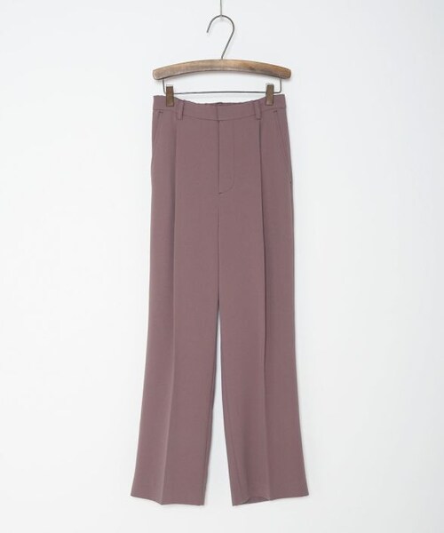 Crisp（クリスプ）の「センタープレスストレートパンツ[c2R2945]（その他パンツ・レディース・ベージュ/パープル・FREE）」の4枚目の写真