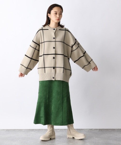 JEANASIS（ジーナシス）の「ヌバックライクマーメイドスカート（スカート・ブラック()/ブラウン()/グリーン()・S/M）」の8枚目の写真