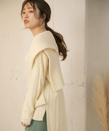 ITEMS URBANRESEARCH（アイテムズ アーバンリサーチ）の「ヘンリーネックニット（その他・レディース）」
