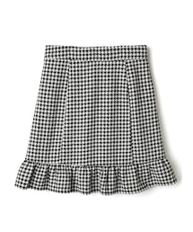 GRL | 千鳥格子柄フリルミニスカート(スカート)