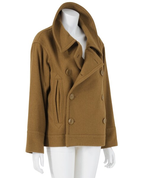 Ne-net（ネネット）の「ほしゆきメルトン / コート（ジャケット/アウター・レディース・brown/navy/multi・02）」の8枚目の写真