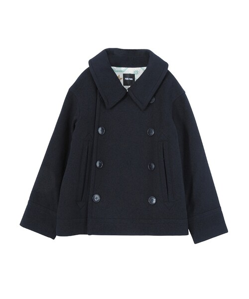 Ne-net（ネネット）の「ほしゆきメルトン / コート（ジャケット/アウター・レディース・brown/navy/multi・02）」の12枚目の写真
