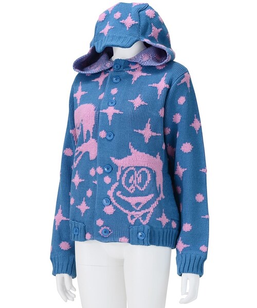 Ne-net（ネネット）の「夢いっぱいニット / コート（ジャケット/アウター・レディース・off white/blue/navy・02）」の7枚目の写真