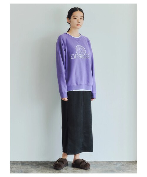 GARAGE OF GOOD CLOTHING（ガレージオブグッドクロージング）の「【Special Price】ダンボールスエードタイトスカート（スカート・ブラック/グリーン・F）」の14枚目の写真
