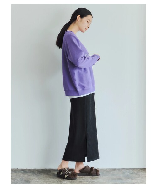 GARAGE OF GOOD CLOTHING（ガレージオブグッドクロージング）の「【Special Price】ダンボールスエードタイトスカート（スカート・ブラック/グリーン・F）」の15枚目の写真