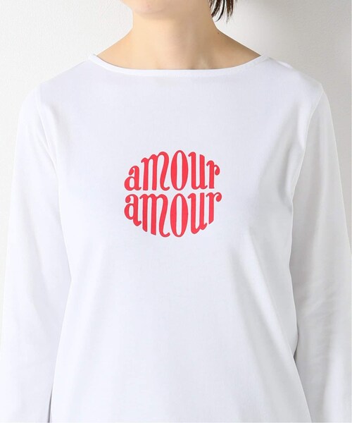 IENA 【PATOU/パトゥ】AMOUR AMOURロゴカットソー IENA（イエナ）の「【PATOU/パトゥ】AMOUR AMOURロゴカットソー