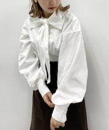 one after another NICE CLAUP | ボウタイシャツ(シャツ/ブラウス)