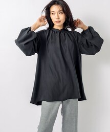 RIVE DROITE | 【ふんわりシルエットで魅せる】ギャザーチュニックブラウス(シャツ/ブラウス)