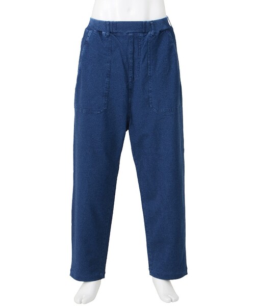 Ne-net（ネネット）の「メンズ (P)デニム裏毛 / パンツ（パンツ・メンズ・blue/navy・03）」の2枚目の写真