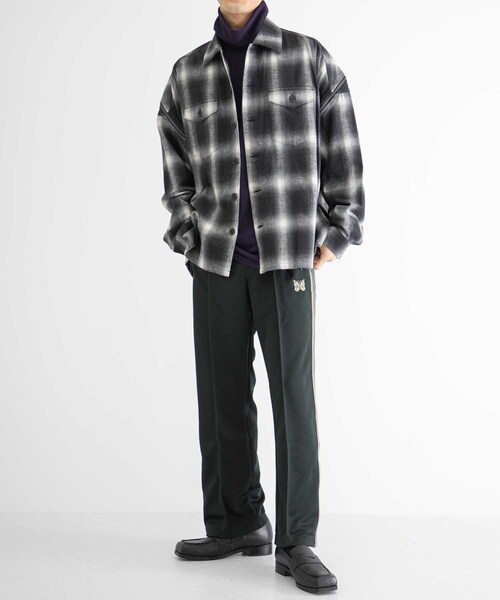 FACETASM（ファセッタズム）の「FACETASM CHECK ZIPPER SHIRTS（その他・メンズ・BLACK・3/4）」の2枚目の写真