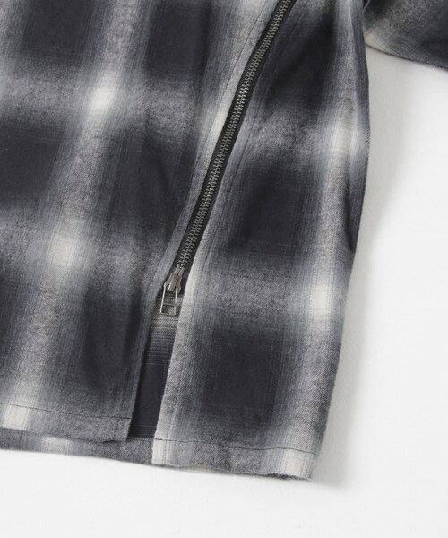 FACETASM（ファセッタズム）の「FACETASM CHECK ZIPPER SHIRTS（その他・メンズ・BLACK・3/4）」の10枚目の写真
