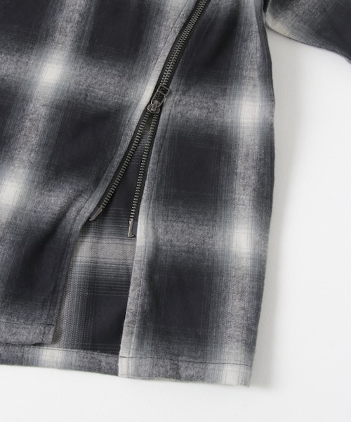 FACETASM（ファセッタズム）の「FACETASM CHECK ZIPPER SHIRTS（その他・メンズ・BLACK・3/4）」の11枚目の写真