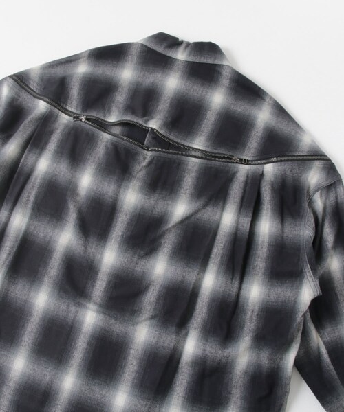 FACETASM（ファセッタズム）の「FACETASM CHECK ZIPPER SHIRTS（その他・メンズ・BLACK・3/4）」の12枚目の写真