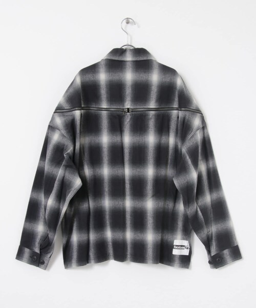 FACETASM（ファセッタズム）の「FACETASM CHECK ZIPPER SHIRTS（その他・メンズ・BLACK・3/4）」の8枚目の写真