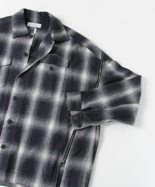 FACETASM（ファセッタズム）の「FACETASM CHECK ZIPPER SHIRTS（その他・メンズ・BLACK・3/4）」の9枚目の写真