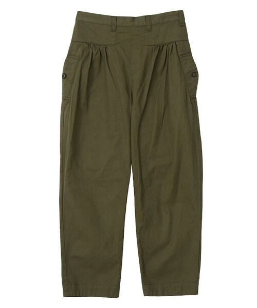 Ne-net（ネネット）の「(P)コットンツイルボトム / パンツ（パンツ・レディース・dark brown/khaki/navy・01/02）」の2枚目の写真