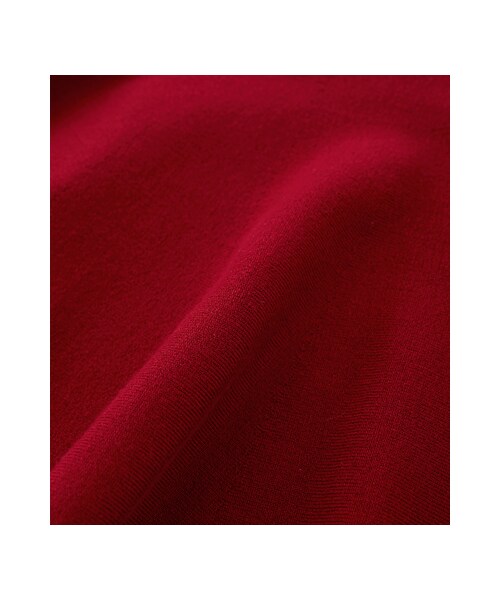 gracegift（グレースギフト）の「韓妞女孩 韓國高腰針織傘裙（スカート・レディース・酒紅/黑/深綠・F）」の3枚目の写真