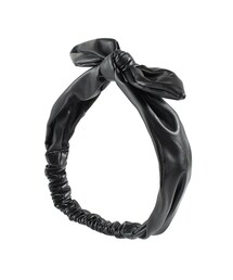 gracegift | 哈雷女孩 韓國皮質啾啾髮帶(ファッション雑貨)