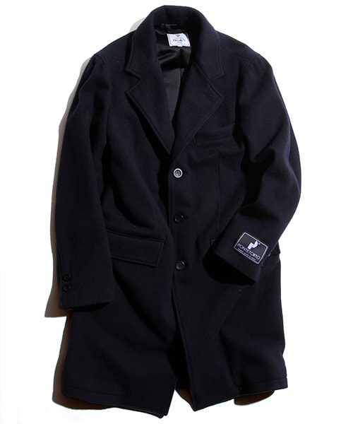 未使用✨ハイストリート チェスターコート PONTETORTO ヘリンボーン M FREAK'S STORE（フリークスストア）の「PONTETORTO チェスターコート