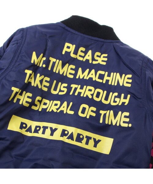 PARTY PARTY（パーティーパーティー）の「ＭＡ-1（ジャケット/アウター・キッズ・ブラック/カーキ/ネイビーブルー・80/90/95/100/110/120）」の9枚目の写真