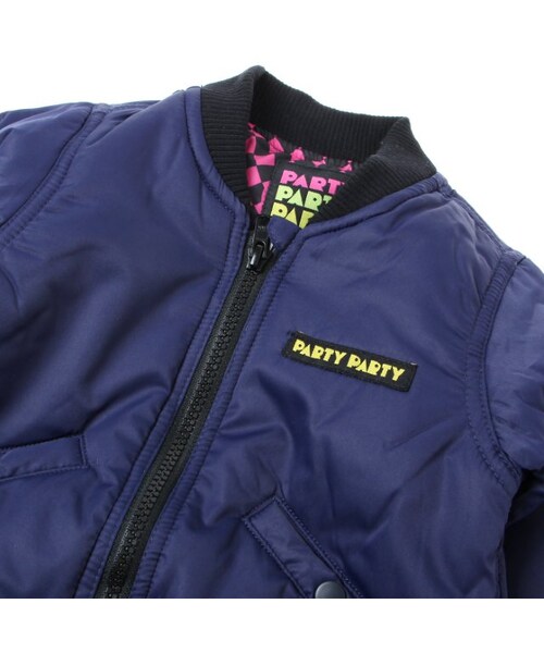 PARTY PARTY（パーティーパーティー）の「ＭＡ-1（ジャケット/アウター・キッズ・ブラック/カーキ/ネイビーブルー・80/90/95/100/110/120）」の8枚目の写真