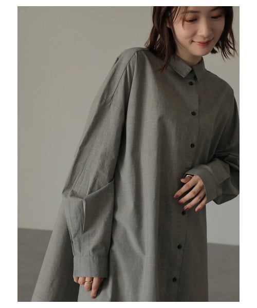 778y*美品 イエナ取扱 HAVEL studio バックフレアシャツ 778y*美品 イエナ取扱 HAVEL studio バックフレアシャツ