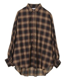 AMERICAN HOLIC | ドルマンギャザー比翼シャツ(トップス)