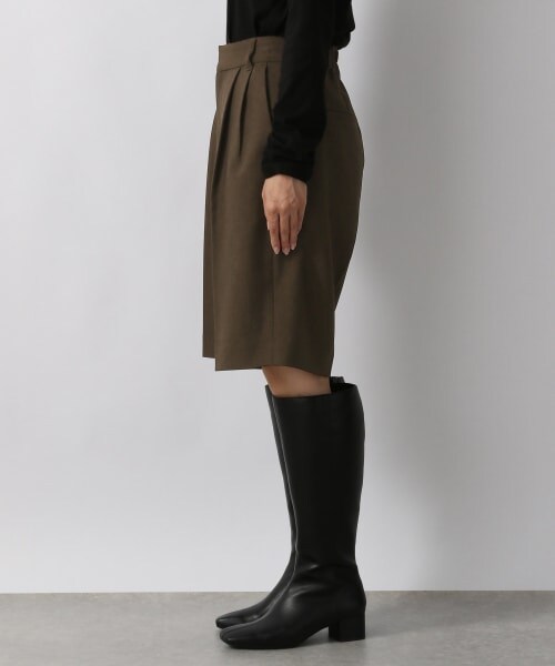 LOWRYS FARM（ローリーズファーム）の「メランジショートパンツ（パンツ・アイボリー/ブラック/ブラウン・F）」の10枚目の写真