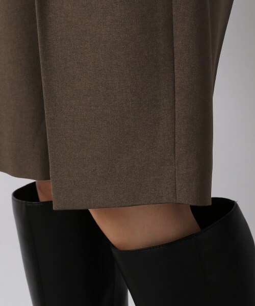 LOWRYS FARM（ローリーズファーム）の「メランジショートパンツ（パンツ・アイボリー/ブラック/ブラウン・F）」の14枚目の写真