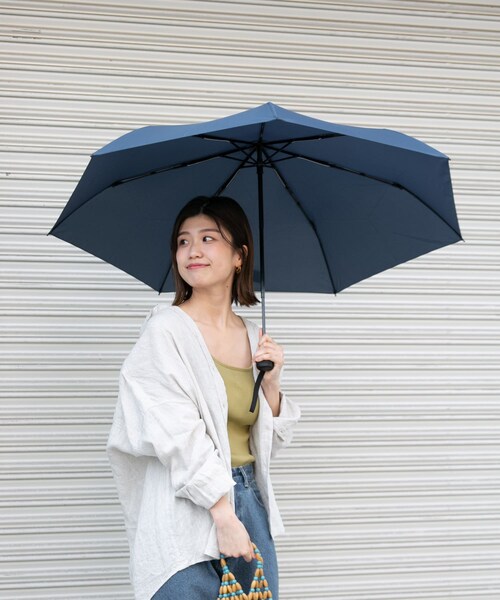 ameme（アメメ）の「シエナ折り畳み傘（その他・レディース・ネイビー・FREE）」の2枚目の写真