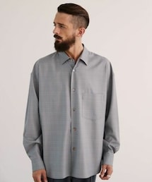 LIDNM | Super130s CHECK SHIRT(シャツ/ブラウス)