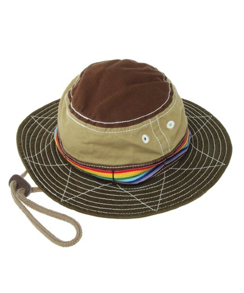 BREEZE（ブリーズ）の「フィッシングHAT（帽子・キッズ・ベージュ/パープル/レッド・48/50/52/54/56）」の5枚目の写真