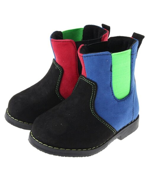 BREEZE（ブリーズ）の「ベビーサイドゴアブーツ（シューズ・キッズ・ブラック/ブルー/ブラウン/グレー/カーキ・13/13.5/14/14.5/15）」の2枚目の写真