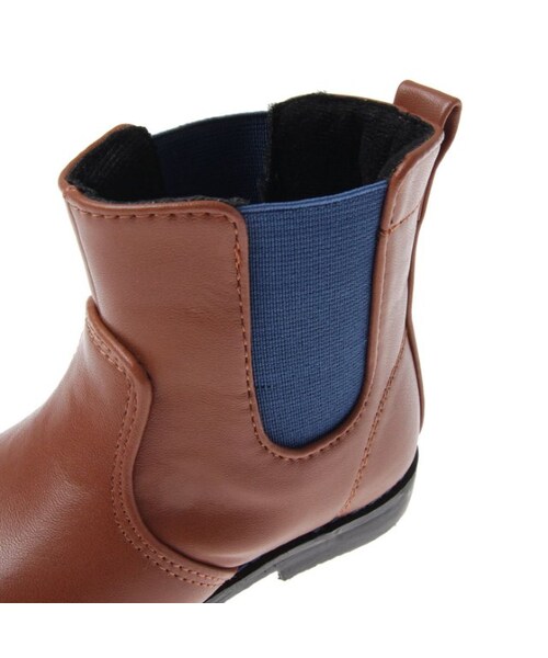 BREEZE（ブリーズ）の「ベビーサイドゴアブーツ（シューズ・キッズ・ブラック/ブルー/ブラウン/グレー/カーキ・13/13.5/14/14.5/15）」の12枚目の写真
