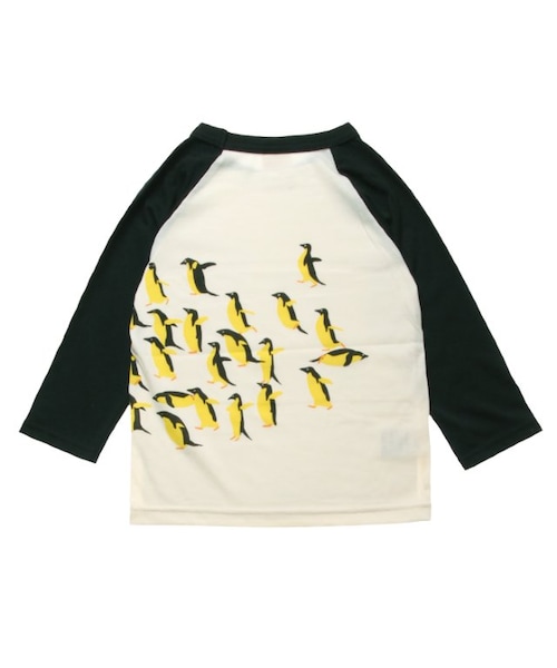 BREEZE（ブリーズ）の「八分袖ペンギンＴシャツ（トップス・キッズ・ブルー/オフホワイト・80/90/95/100/110/120/130/140）」の5枚目の写真