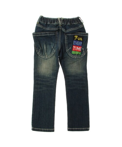 BREEZE（ブリーズ）の「BIGポケットデニム長パンツ（パンツ・キッズ・ブルー/ネイビーブルー・80/90/95/100/110/120/130/140）」の5枚目の写真