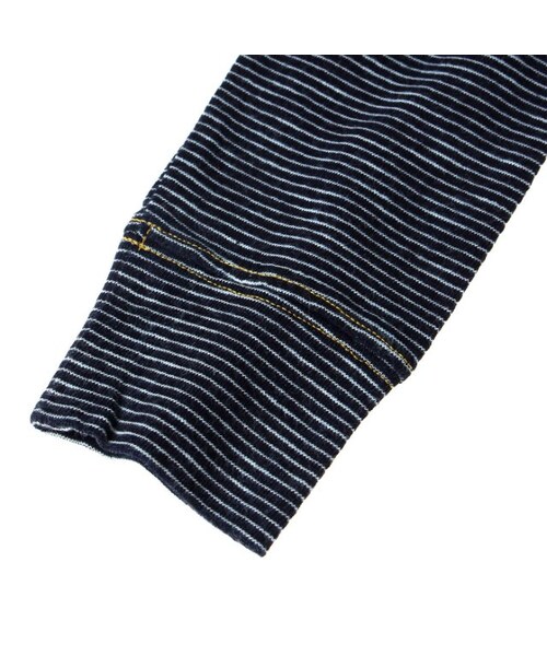 BREEZE（ブリーズ）の「インディゴカーディガン（トップス・キッズ・ブルー/ネイビーブルー・80/90/95/100/110/120/130/140）」の7枚目の写真