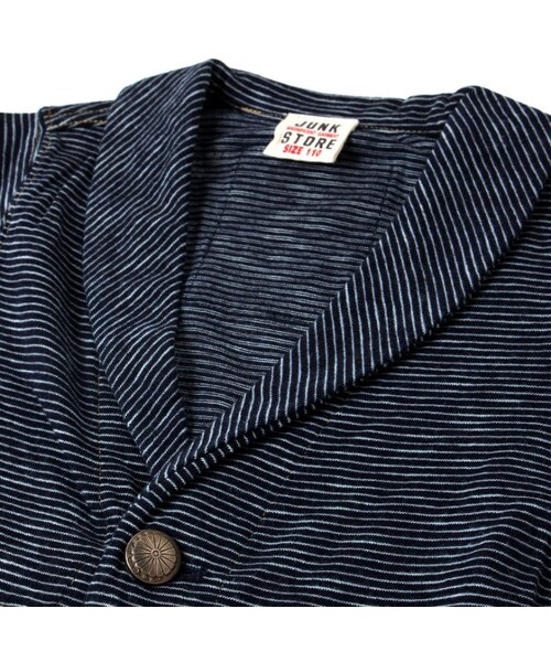 BREEZE（ブリーズ）の「インディゴカーディガン（トップス・キッズ・ブルー/ネイビーブルー・80/90/95/100/110/120/130/140）」の5枚目の写真